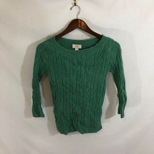 Loft Green Sweater Size extra Small